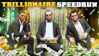 Whats The Fastest You Can Become A TRILLIONAIRE In GTA 5 World Record [upl. by Soisinoid845]