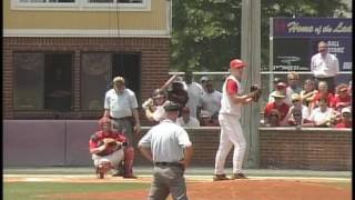 High School Catcher Ducks Umpire Gets Hit With Pitch on Purpose [upl. by Enilehcim]