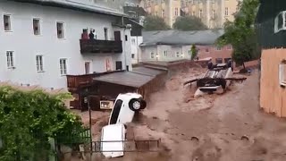 Apocalypse in Austria  Devastating flash flood in Salzburg [upl. by Baptist]