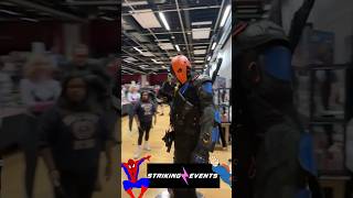 Deathstroke arrow arrowverse deathstroke dccomics strikingevents cosplay costume [upl. by Lanoil]