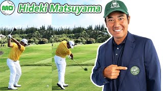 松山英樹 Hideki Matsuyama 日本の男子ゴルフ スローモーションスイング [upl. by Hnad215]