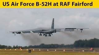 B52H Stratofortress at RAF Fairford [upl. by Maidie604]