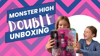 Monster High Catty Noir amp Spectra Vondergeist DOUBLE UNBOXING [upl. by Lian732]