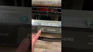 How to start a Frigidaire top control dishwasher [upl. by Enyamrahc]