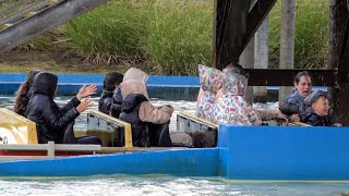 Tidal Wave Boat Ride 🌊 at Thorpe Park [upl. by Kcirderf]