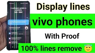 🤬vivo phone display line problem  vivo phone ki display me line problemmobile display line problem [upl. by Acim]