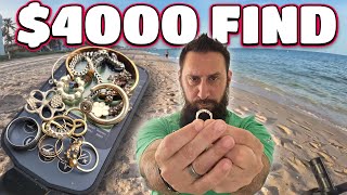 This Is Why You Metal Detect After A Hurricane  Beach Metal Detecting [upl. by Cailean]