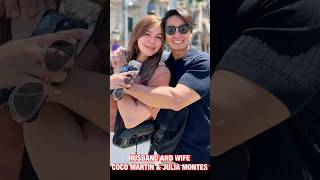 SWEET COUPLE COCOJULS♥️ JULIA MONTES AND HUSBAND COCO MARTIN♥️cocojuls viral [upl. by Filberte]