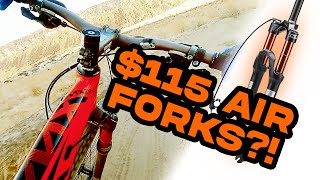 115 MTB Air Forks  Are they worth it  NinjaBraap [upl. by Farland]