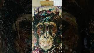 Monkey painting onlinegiftshop artshop monkeypainting popart [upl. by Ahsiniuq]