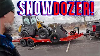 Maybe the ULTIMATE snowplow Loader 4K [upl. by Reitrac652]