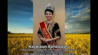 Lagu Kaamatan  Kasakazan Bambaazon [upl. by Rexer]