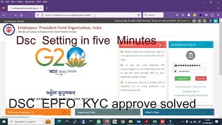 DSC not working in EPFO site Latest DSC Service Version  100 is running on port 60015 [upl. by Boles]
