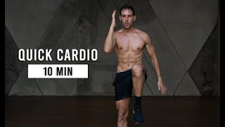 10 Min Quick Cardio Workout Fat Burning Home Workout No Equipment [upl. by Neal]