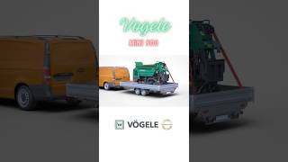 Vogele mini 500 worlds smallest asphalt paver [upl. by Ennaillek]