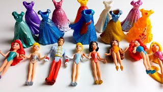 Disney Princess Doll Makeover  DIY Miniature Ideas for Barbie  Wig Dress Faceup and More DIY [upl. by Paley]