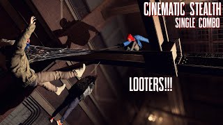 Miles Morales PS5  Looters ᛃᛃ Cinematic stealth [upl. by Elokkin442]