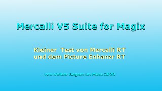 Mercalli V5 Suite  kleiner Test [upl. by Enahpets]