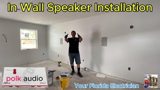 In Wall Speaker Installation [upl. by Vieva]