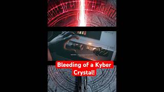 Dagan Gera bleeds his Kyber Crystal to become dark side gaming starwars jedi lightsaber [upl. by Gnilrac]