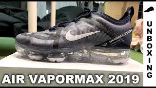 NIKE AIR VAPORMAX 2019 Obsidian Pure Platinum 400 [upl. by Yvi]