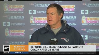 Coach Bill Belichick leaving New England Patriots after 24 years [upl. by Nohsal424]