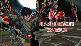 AQW PVP  FLAME DRAGON WARRIOR  HIGHLIGHTS [upl. by Lamori]