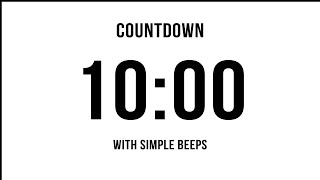 10Minute Countdown ⏳ timer countdown 10minutes 10minutetimer [upl. by Annahs]