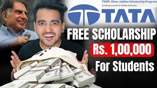 Tata Free Scholarships for Students  Rs 1 Lakh Scholarship for College Students  Silver Jubilee [upl. by Sapphire]