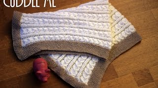 Tricot Cuddle Me  couverture pour bébé [upl. by Suivatal155]