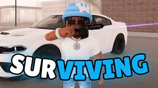 I survived 24 HOURS of the TRENCHES in South Bronx The Trenches Roblox [upl. by Neirol]