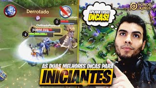 2 DICAS Importantes Para INICIANTES no HONOR OF KINGS [upl. by Laurinda]