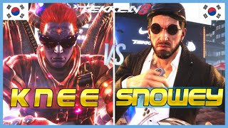 Tekken 8 ▰ KNEE Kazuya Vs SNOWEY Victor ▰ Ranked Matches [upl. by Bandeen]