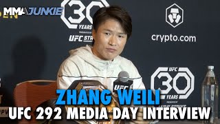 Zhang Weili Channels Bruce Lee Ahead of Title Defense Plans to Fight Like Water  UFC 292 [upl. by Ahsienom346]