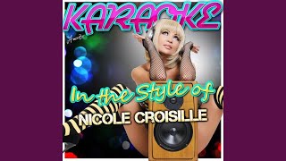 Une Femme Avec Toi In the Style of Nicole Croisille Karaoke Version [upl. by Yriek]