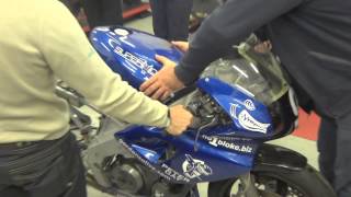 Gordon goes to college  Supermono Yamaha SZR Mike Spike Edwards motorcycle restoration project [upl. by Trula]