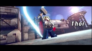 Lego Marvel Superheros Part 7 Bifrosty Reception [upl. by Nnalorac]