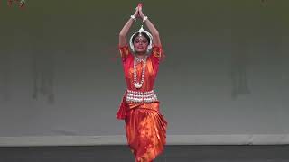 Ritisha Odissi Mancha Pravesh Mangalacharana Nava Durga [upl. by Bull]