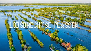 Loosdrechtse Plassen  Drone 4K [upl. by Sedicla]