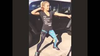 Paige VanZant dancing [upl. by Aiyotal]