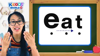 Teaching Kids How to Read Easy 3  Letter Words  Learning the Letter Phonic Sounds [upl. by Gene]