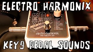 ElectroHarmonix KEY9 Effects Pedal Demo [upl. by Ilah588]