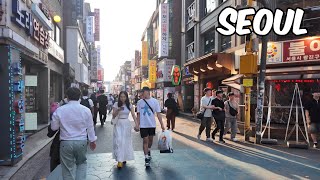 Konkuk University Street Walking Tour Seoul City Korea 4k City Tour [upl. by Notgnirrac]