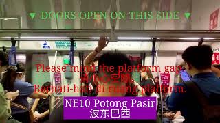 SBS Transit Alstom Metropolis C751C 70837084 Woodleigh to Potong Pasir 6 [upl. by Lydell808]