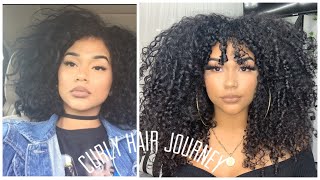 CURLY HAIR JOURNEY  pictures  Big Chop [upl. by Farhi457]