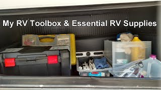 My RV Toolbox amp Essential RV Supplies [upl. by Khai]