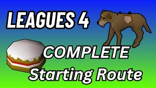 Leagues 4  Complete Starting Route [upl. by Auqinat136]