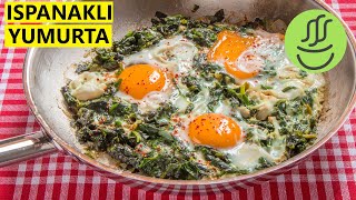 Ispanaklı Yumurta  Yumurtalı Ispanak [upl. by Berty105]