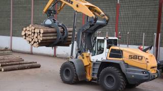 Liebherr – L 580 LogHandler XPower® [upl. by Attiuqehs335]