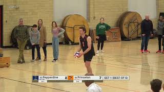 Pepperdine vs Princeton NCAA Mens Volleyball [upl. by Meingolda165]